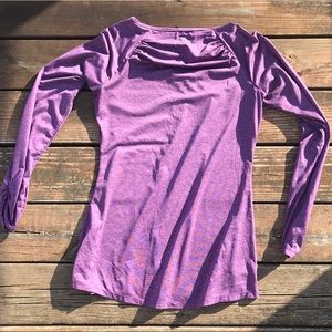Gaiam Purple Long-Sleeve Shirt